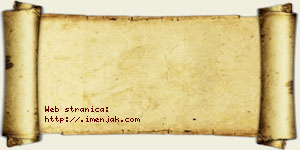 Danijela Adamović vizit kartica